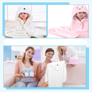 Toallas de Baño para Bebé con Capucha, Suaves, con Diseño de Animales, Manta para Bebé, Toalla de Baño para Bebés, Toallas para Niños Pequeños, Niños y Niñas - Product Image 5