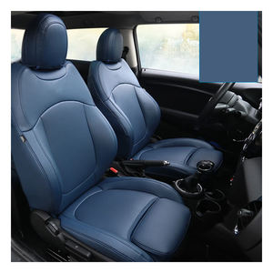 Pour BMW <span class=keywords><strong>Mini</strong></span> cuivre COUNTRYMAN CLUBMAN Cabriolet luxe en cuir Nappa ajustement personnalisé housses de siège Kits intérieurs - Product Image 3