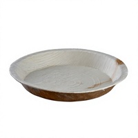 Assiette de service profonde en feuille de palmier Areca 30 cm – Écologique, biodégradable, jetable, durable, sans BPA, qualité alimentaire, en stock, minimaliste