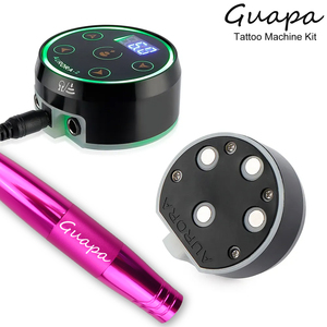 Kit de machine à tatouer Machine à stylo rotatif complète avec alimentation maquillage permanent cartouche universelle aiguille corps tatouage - Product Image 6