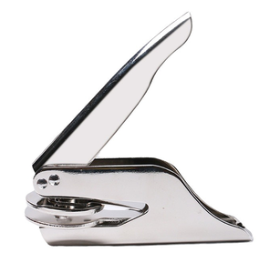 Hand-Held 4.2cm (1.6 Inch) Stainless Steel Embosser Seal <strong>Stamp</strong> for Embossing Decorative Designs on <strong>Books</strong> Envelopes Napkins - Product Image 1