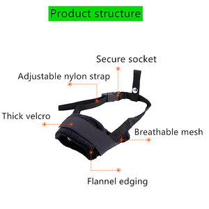 LEVI vente en gros sangles en nylon réglables de haute qualité anti-aboiement muselières pour petits chiens grands animaux - Product Image 2