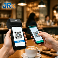 Terminal de point de vente mobile JR SA650, écran tactile 6,5 pouces, Android 14.0, lecteur de codes-barres NFC pour système de paiement POS