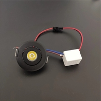 3W 1W Dimmable Encastré AC85-265V Plafond Lampe Salon Vitrine Commerciale En Aluminium Éclairage LED Spot Light Mini Downlight