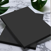 Papier cartonné noir double face personnalisable 250 g/m² A4 A3 en pâte de bois, idéal pour l'art, le bricolage et la découpe de papier – Vente chaude