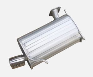 Silenciador de Escape de Acero Inoxidable 409 de Alto Rendimiento de 1.2mm 1.5mm para Mitsubishi Outlander 2.4L 2008-2013, Suministro Directo de Fábrica - Product Image 2