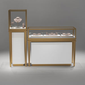 Vitrine à bijoux en verre de luxe avec éclairage LED et système de verrouillage pour l'affichage de bijoux en magasin - Product Image 3
