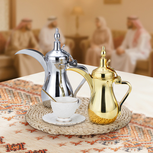 สไตล์มิดเวสท์เตาตั้งพื้นด้ามจับกันลวกกาต้มน้ำเทกาแฟทำจากสเตนเลสสตีล - Product Image 1