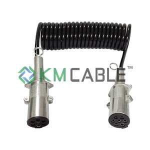 Conector de cable en espiral para remolque Cable EBS ABS de línea de alimentación de 7 núcleos de 7 polos Adecuado para camiones y remolques - Product Image 4