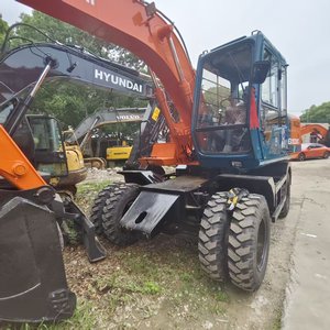 Envío Rápido, Excavadora Usada Hitachi EX100W con Ruedas para Movimiento de Tierras en Venta, Excavadora Usada Original de Japón para Construcción - Product Image 6