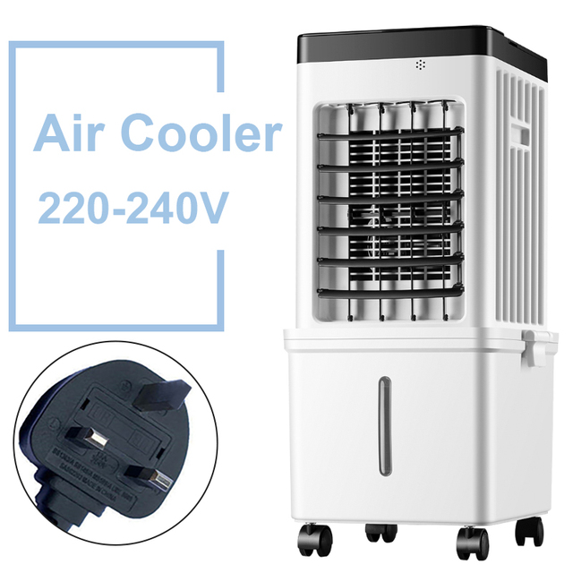 Household Energy Saving AC Powered Portable Air Cooler Intelligent Detachable Oscillation Fan Remote Control Turn Page Timer