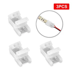 2/3/4 Pin Connector Strip to Wire Terminals LED Wire Connectors For RGB WS2811 WS2812B 3528 5050 LED Strip Light Terminal