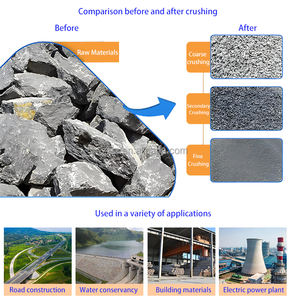 Kleiner Mini-Steinbrecher Hart zerkleinerung Mobile Kies steinbruch maschine spart Primär steine Effizienter Hammer brecher - Product Image 4