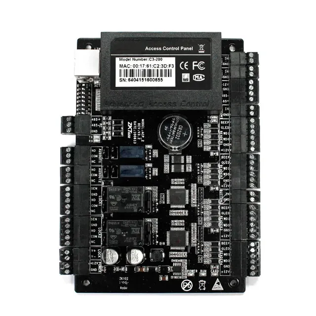 QBYteco ZK IP-Based TCP/IP C3-200 Access Control Board Wiegand Access Control Panel Door Access Controller System