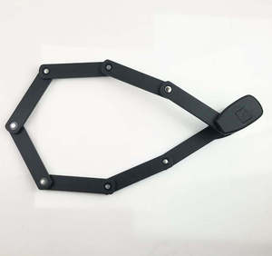 Candado Plegable de Alta Resistencia JINJIAN, Anillo Antirrobo de Acero Aleado, Candado Plegable para Bicicleta Eléctrica y Scooter - Product Image 1