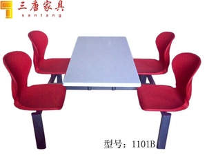Moderno durable restaurante <span class=keywords><strong>de</strong></span> <span class=keywords><strong>comida</strong></span> rápida muebles fijo <span class=keywords><strong>de</strong></span> mesa y silla <span class=keywords><strong>de</strong></span> almuerzo escolar <span class=keywords><strong>de</strong></span> mesa 1101 Santang - Product Image 4