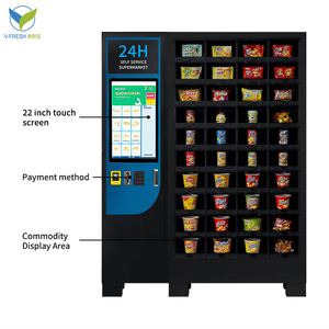 ตู้จำหน่ายสินค้าอัตโนมัติแบบล็อกเกอร์ไร้คนดูแล 24 ชั่วโมง รุ่น Wx-s03-1 Vfresh สไตล์ทันสมัย พร้อม SDK สำหรับใช้งาน 24/7 - Product Image 2