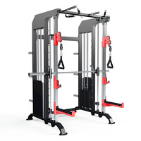 Système de poulies doubles réglables en métal pour la musculation à domicile, multi-rack/machine Smith