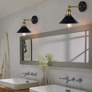 Zeal Lighting E26 Applique murale en fer noir Design industriel vintage moderne Source de lumière LED pour une utilisation en intérieur Éclairage mural latéral de lit - Product Image 6