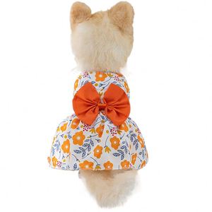 Vestidos Elegantes con Lazo para Mascotas, Ajuste Perfecto para Perros Pequeños como Teddy y Gatos - Product Image 1