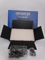 MAMEN U600+ Pannello LED per Foto e Video, Lampada 40W 3200K-5600K, Luminosità Regolabile, Controllo via Cavo, per TikTok e YouTube Live