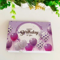 Ensembles de cartes de vœux musicales 3D créatives, anniversaire, Saint-Valentin, fête des mères, Noël, papier artistique pop-up écologique, moderne, personnalisé