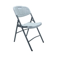 Silla plegable de plástico para exteriores, silla portátil para reuniones de oficina, silla para banquetes de boda al aire libre