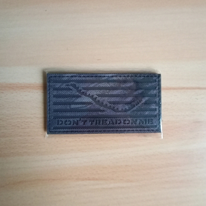 Patch Riflettente IR in Tessuto Nylon Nero <span class=keywords><strong>con</strong></span> Gancio di Fissaggio per Zaino - NON DOVRETE ACQUISTARLO - Laser Snake - Product Image 5