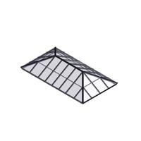 Fenêtres de toit de balcon Topwindow, fenêtres de toit tubulaires fixes à ouverture électrique et puits de lumière