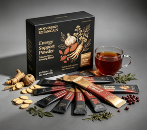 Complément alimentaire en gros pour hommes : Poudre d'énergie botanique, mélange d'herbes Tribulus Maca Ginseng, bâtonnets de vitalité quotidienne en poudre - Product Image 3