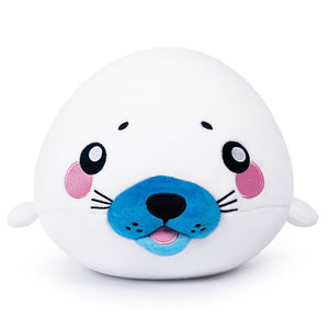 Vente en gros Peluches molles unisexes d'animaux de la mer, <span class=keywords><strong>dauphin</strong></span>, phoque, baleine, poisson-globe, douillette en coton PP, doublure en maille pour anniversaire - Product Image 5