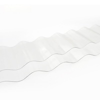 Plaques de toiture en polycarbonate ondulé transparent PC 0,6-2,0 mm