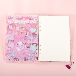 Carnet de notes A7 en acrylique à feuilles mobiles, style dessin animé original, multi-usages, pour fille mignonne, style japonais et coréen - Product Image 3