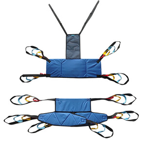 Palans électriques avec sac de transport bleu royal, capacité de 200 kg, pour le transfert des personnes âgées alitées, utilisation à domicile. - Product Image 5