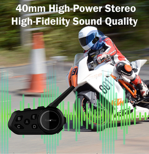 Nouveau kit intercom pour casque de moto <span class=keywords><strong>Europhone</strong></span> S6-SC-A ABS, communication longue portée, étanche, pour 6 personnes - Product Image 3