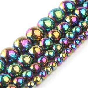 Losse Hematiet Ronde Kralen Voor Maken Van Sieraden Ketting Armbanden Oorbellen 15.5Inch 1 Strengen Magnetiet Steen 2/3/4/6/8/10/12Mm - Product Image 4