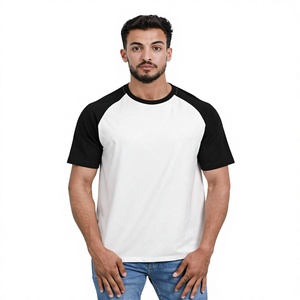 Premium Loose Fit Cotton <b>Polyester</b> Blend Raglan Sleeve <b>Men</b>’s Custom <b>T</b>-<b>Shirt</b> Casual O Neck Short Sleeve Breathable Soft Fabric - Product Image 6