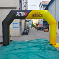 Arche gonflable publicitaire personnalisée 360°, prix usine, arches gonflables de départ/arrivée pour la décoration d'événements sportifs