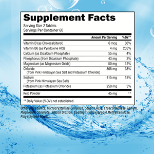 Comprimés d'hydratation électrolytique OEM ODM au phosphore et au magnésium pour la reconstruction des tissus endommagés, comprimés de vitamine D - Product Image 2