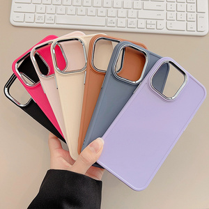 <span class=keywords><strong>Coque</strong></span> de téléphone cadre <span class=keywords><strong>Photo</strong></span> en métal de couleur unie pour <span class=keywords><strong>iPhone</strong></span> 16 Pro Max 15 14 13 <span class=keywords><strong>12</strong></span> 11 Xs Xr Xs Max <span class=keywords><strong>coque</strong></span> arrière antichoc en TPU mat - Product Image 5