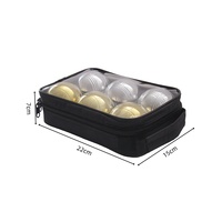 Ensemble de boules de pétanque et de boccia pour la plage, 3 pièces dorées et 3 argentées, avec sac personnalisé pour les jeux sportifs