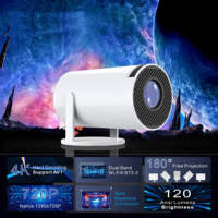 Nuevo Precio HY300 Mini Proyector Inteligente Portátil Android 11, 200 Lúmenes, con Altavoz Integrado, Proyector de Techo para Cine en Casa