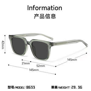 Óculos de Sol para Homens e Mulheres com Proteção Solar e Lentes Polarizadas para Bloquear Raios Ultravioleta Óculos de Luxo - Product Image 3