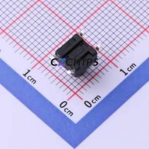 TS-1102SD-A-H-R Tactile Switch SMD-4P,6x6mm Switch ( Operating Force: 1N )( Switch Length: 6mm )( Switch Width: 6mm ) - Product Image 2