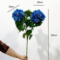 Bunga Buatan, Hydrangea untuk Dekorasi Tempat, Lanskap Taman Pernikahan Hotel, Perlengkapan Fotografi, Rangkaian Bunga Rumah