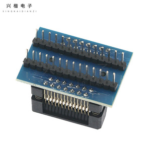 Adaptador Sop28 a Dip28, conector de 28 pines, paso de 1,27 mm, Qts-28-1.27-04 para pruebas de circuitos integrados - Product Image 2