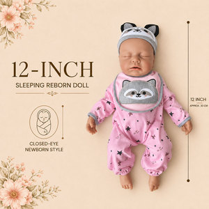 BAkwbwBY Poupée Reborn 12 Pouces Silicone Intégral Caucasienne Bébé Nouveau-Né Réaliste Collection OEM ODM Grossiste Fournisseur - Product Image 2