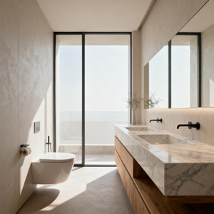 การออกแบบวิลล่าริมชายฝั่งเพื่อการมองเห็นสู่ทะเลที่กว้างขวาง พร้อมสวนในลานภายในที่ป้องกันลม - Product Image 6