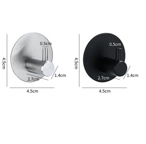 Tự dính tường nhà bếp cửa móc móc chìa khóa Giá treo khăn phòng tắm vải móc - Product Image 4