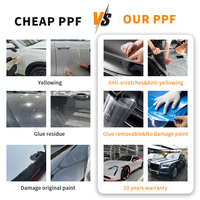 Film de protection de peinture TPU transparent auto-réparant anti-rayures pour voiture, finition brillante ou satinée, TPU PPF 7.5mil 8.5mil, teinte pour vitres de voiture, OEM